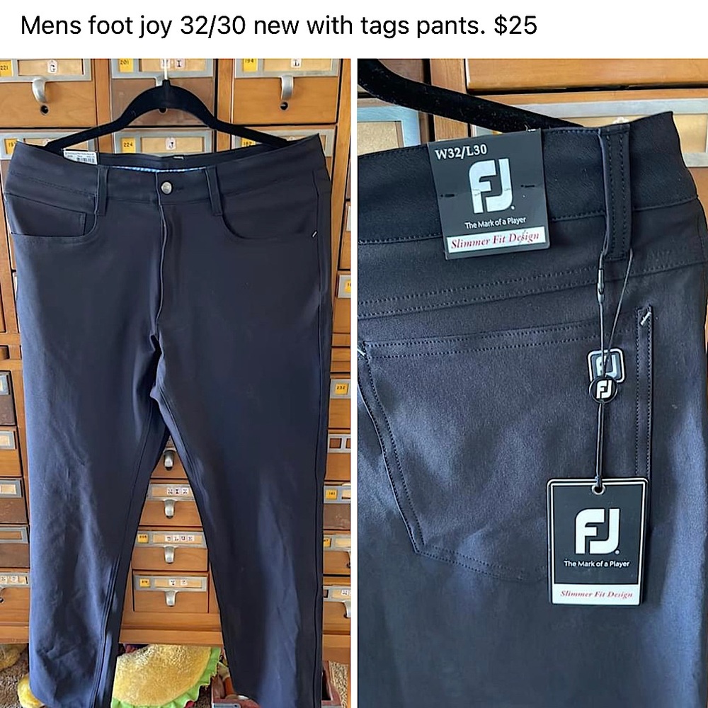 Mens Footjoy 32/30 NWT PANTS